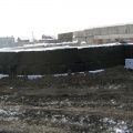 Декабрь 2013 г. Фундаментные блоки алтарной части Свято-Троицкого храма в с. Казачинское
