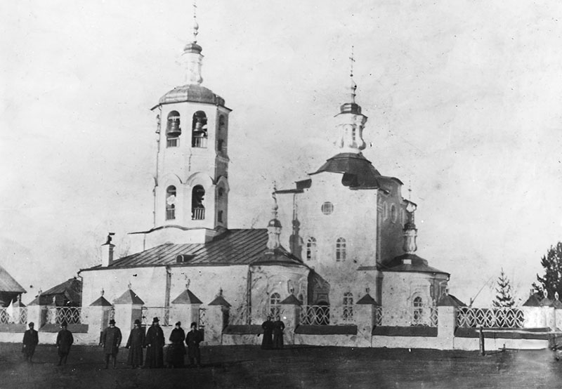 Уничтоженный Свято-Троицкий храм села Казачинское