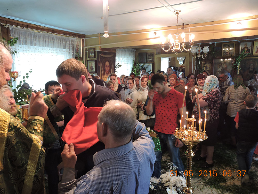 Божественная литургия в праздник Святой Троицы 31 мая 2015